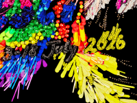 Extrait de l’affiche de la 60e édition du Montreux Jazz Festival